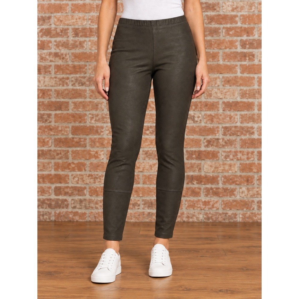Pete & Greta Johnny Was Faux Suede Leggings S Pull On Moto Minimalist Boho Chic